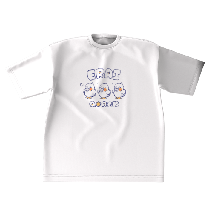 ビッグQUACK Tシャツ - XL - 正面