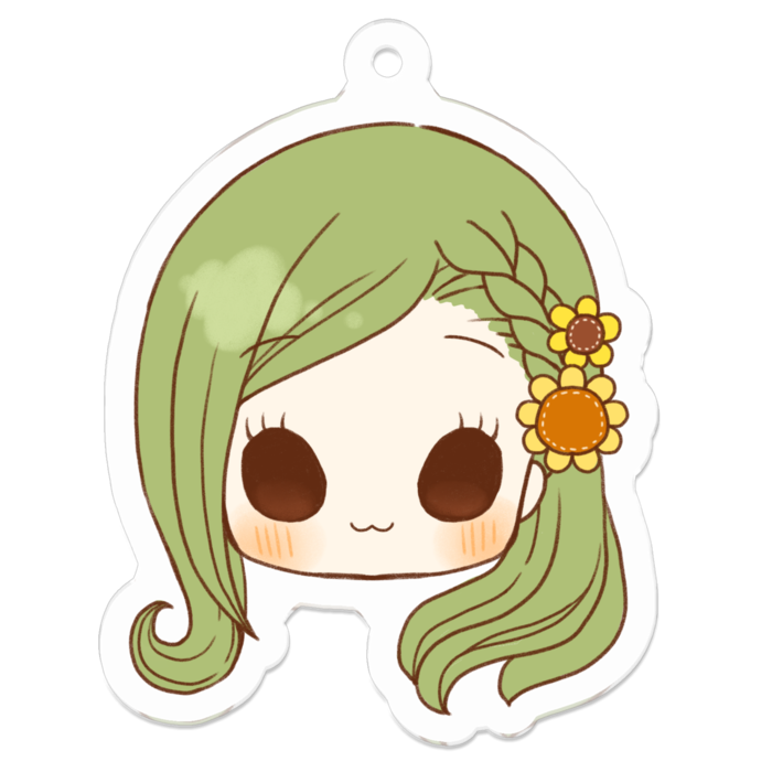 アクリルキーホルダー - 50 x 50 (mm)
