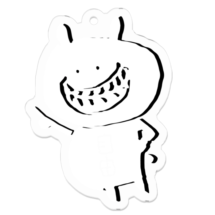 アクリルキーホルダー - 50 x 50 (mm)