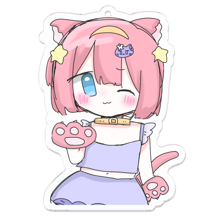 アクリルキーホルダー - 70 x 70 (mm)