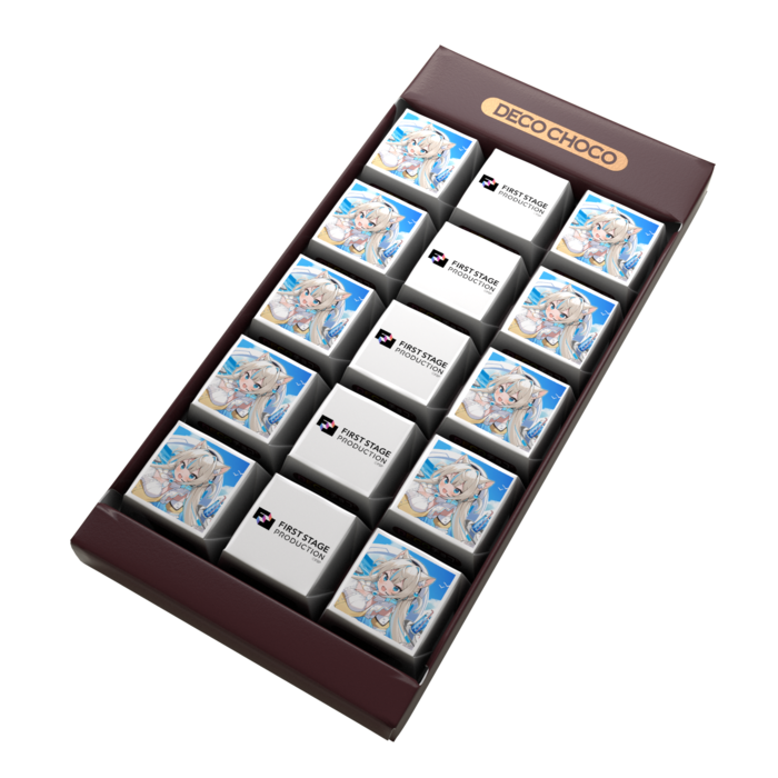 DECOチョコ - 列ごとにデザイン