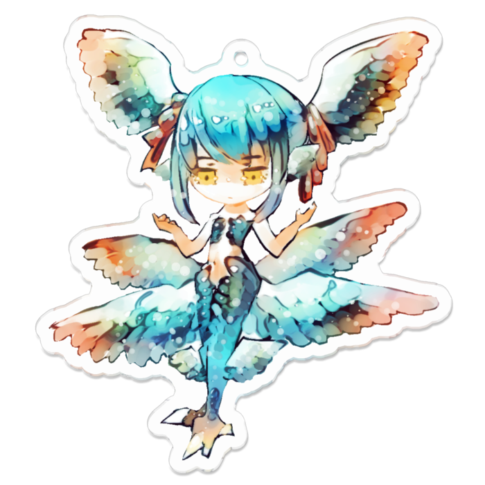 アクリルキーホルダー - 70 x 70 (mm)