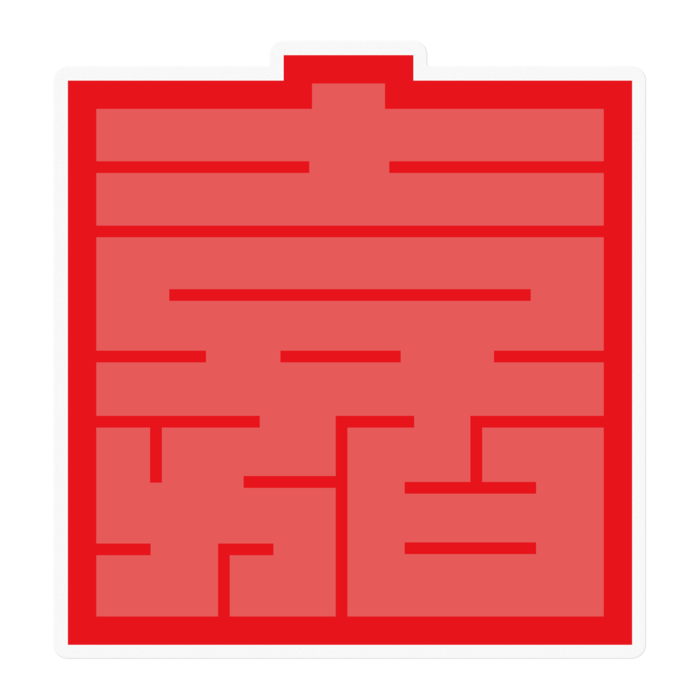 ステッカー - 100 x 100 (mm)