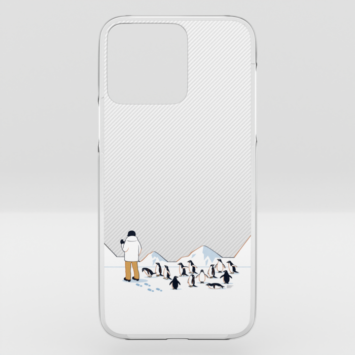 クリアiPhoneケース　灰色　iPhone 16ProMax