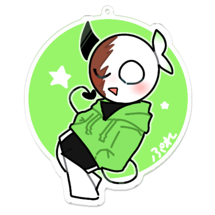 アクリルキーホルダー - 100 x 100 (mm)