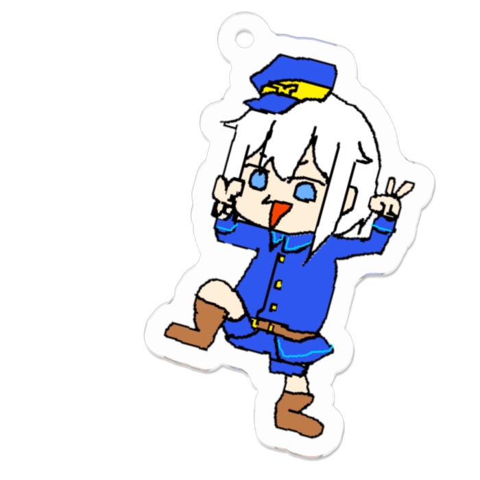 アクリルキーホルダー - 50 x 50 (mm)