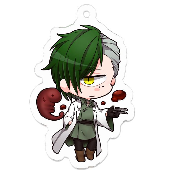 アクリルキーホルダー - 50 x 50 (mm)