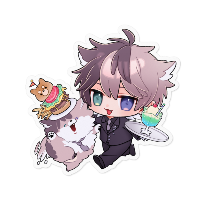 ステッカー - 100 x 100 (mm)