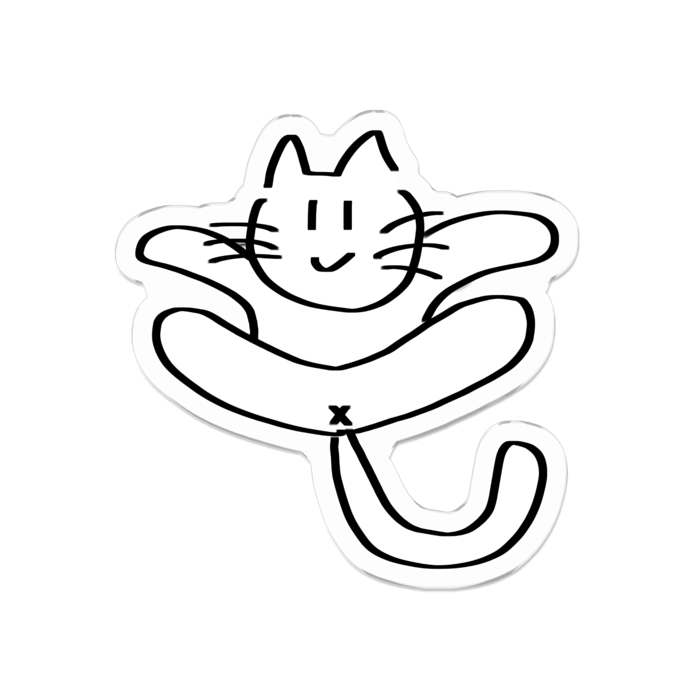 アクリルバッジ - 50 x 50 (mm)