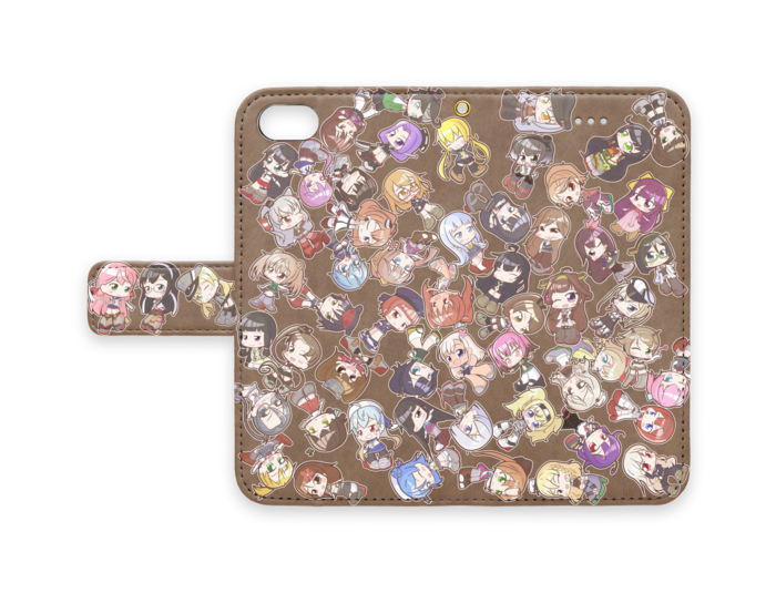 手帳型iPhoneケース - iPhone 8 / 7 - ストラップ穴 あり