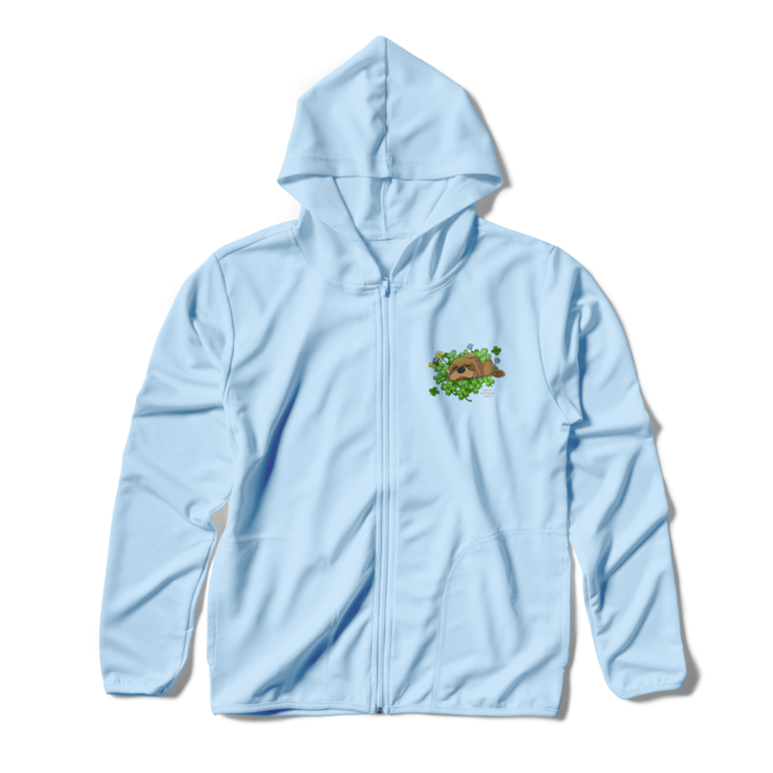ジップパーカー - S - ライトブルー