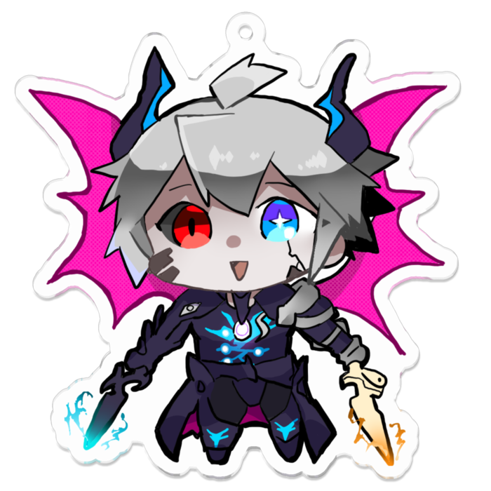アクリルキーホルダー - 70 x 70 (mm)