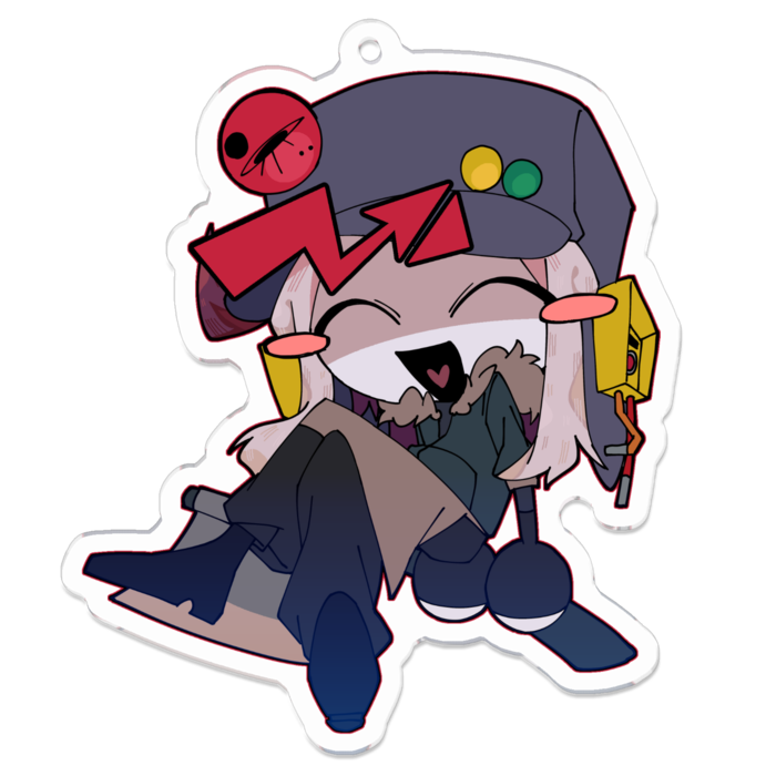 アクリルキーホルダー - 70 x 70 (mm)