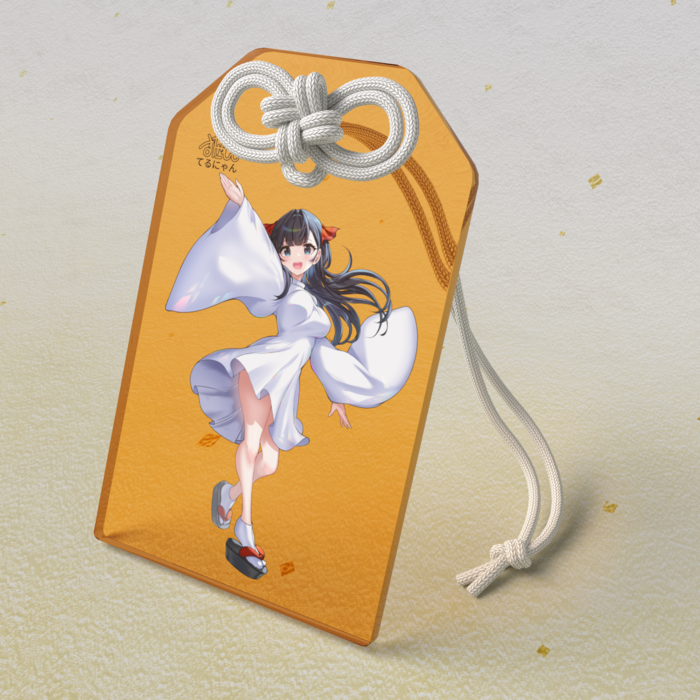 アクリルお守り - 50 × 80mm