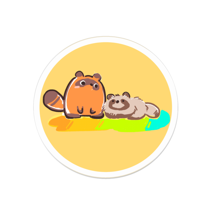 アクリルバッジ - 50 x 50 (mm)