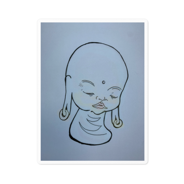 ステッカー - 100 x 100 (mm)