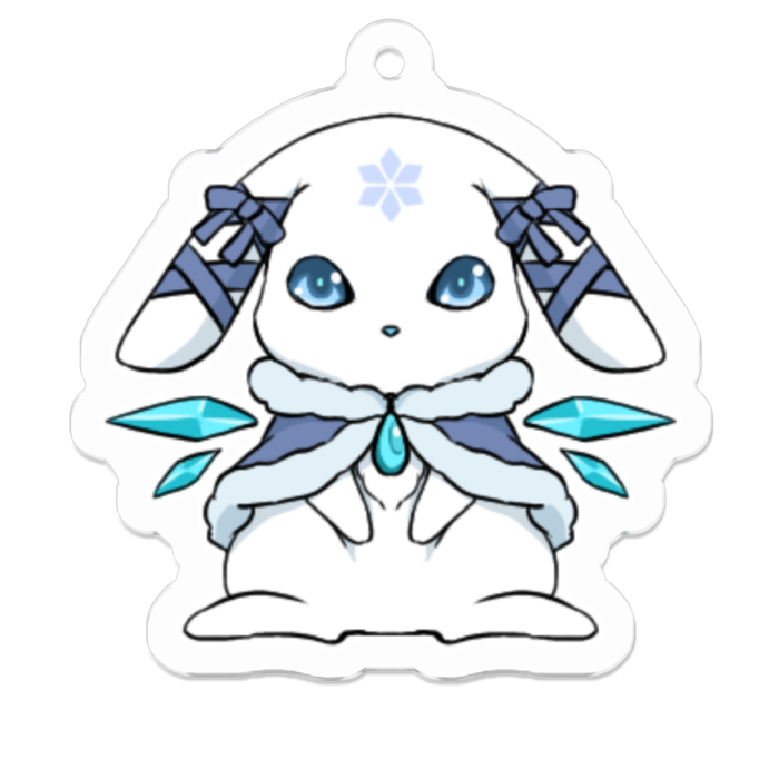 アクリルキーホルダー - 50 x 50 (mm)