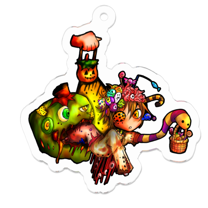 アクリルキーホルダー - 50 x 50 (mm)