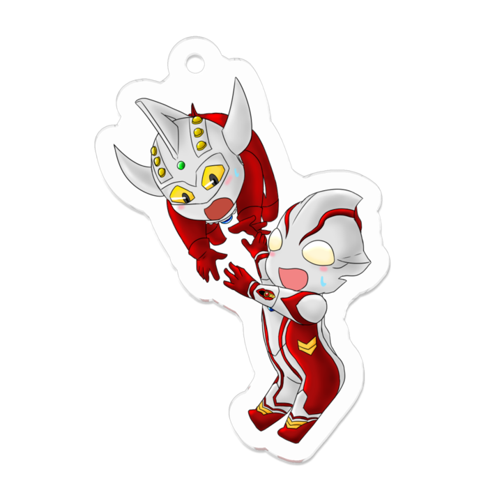 アクリルキーホルダー - 50 x 50 (mm)