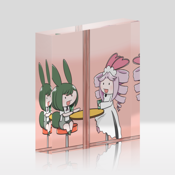 アクリルブロック - 100x100mm