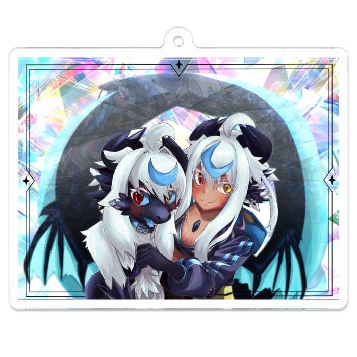 アクリルキーホルダー - 70 x 70 (mm)