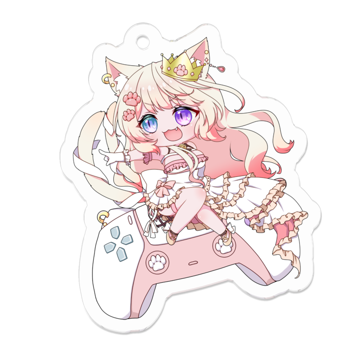 アクリルキーホルダー（コーティング） - 50 x 50 (mm)