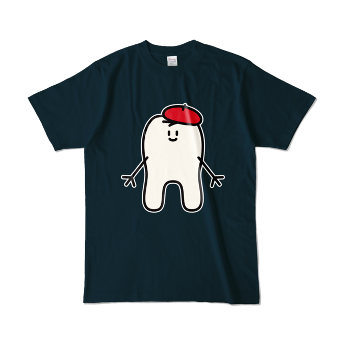 カラーTシャツ - L - ネイビー (濃色)