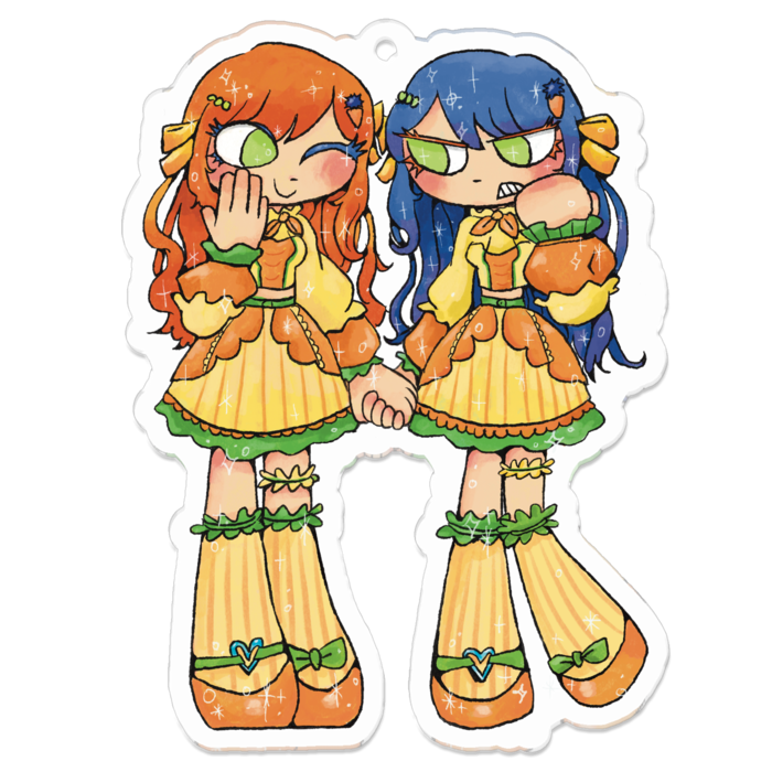 アクリルキーホルダー - 70 x 70 (mm)