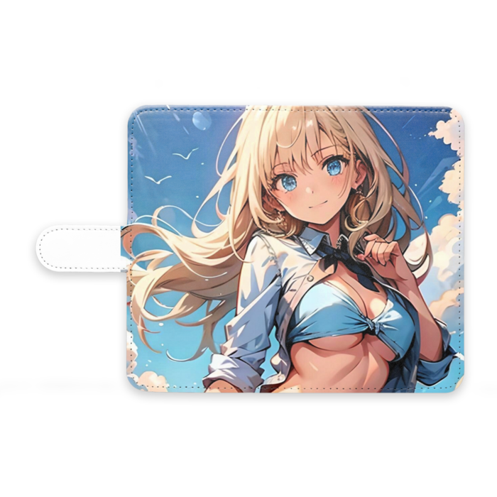 手帳型Androidケース - M - ストラップ穴 なし