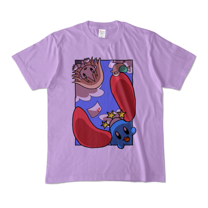 カラーTシャツ - M - ライトパープル (淡色)