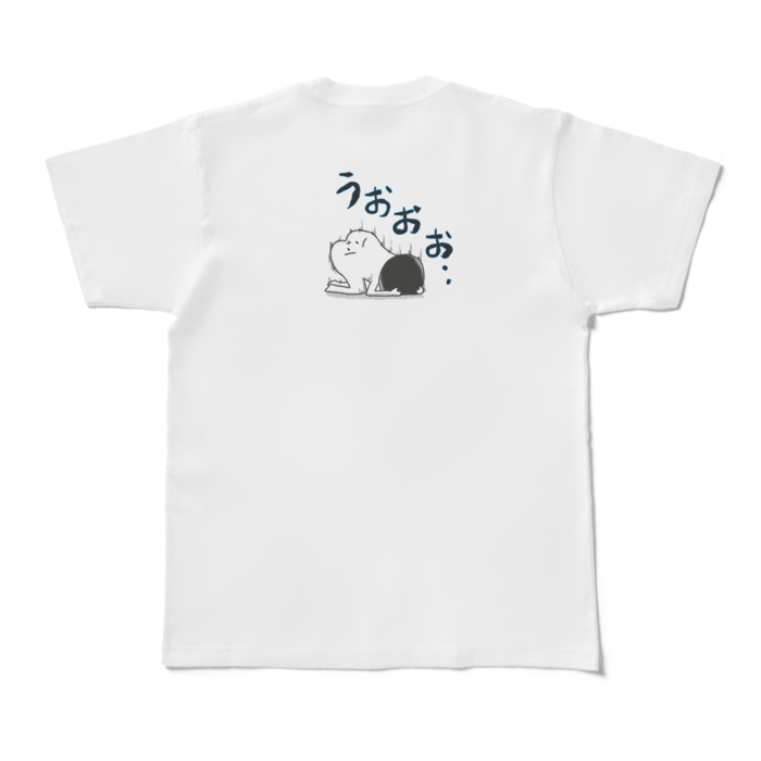 Tシャツ - M - 白(背面プリント)