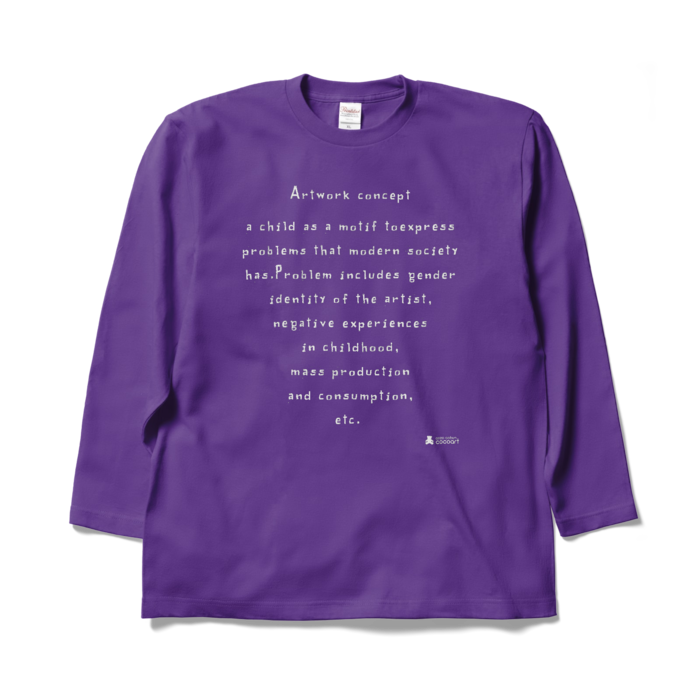 ロングスリーブTシャツ - XL - パープル