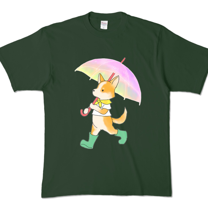 カラーTシャツ - XL - フォレスト (濃色)