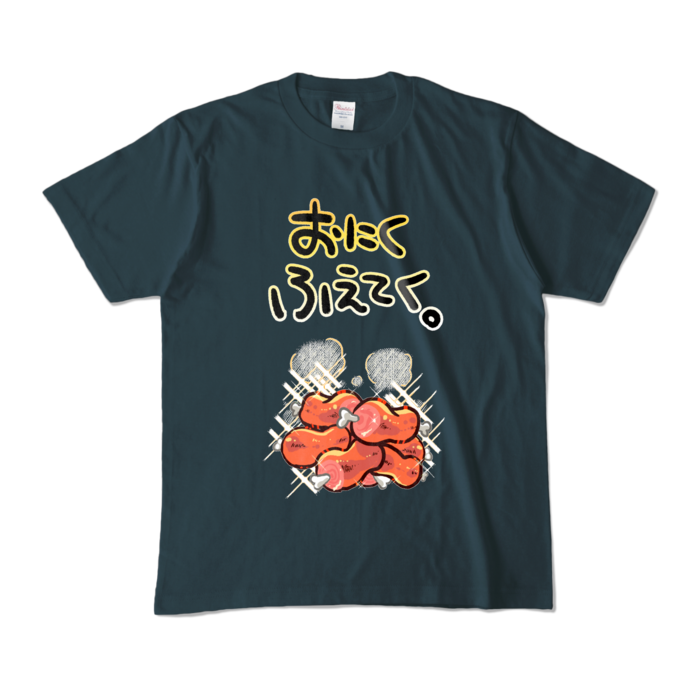 カラーTシャツ - M - デニム (濃色)