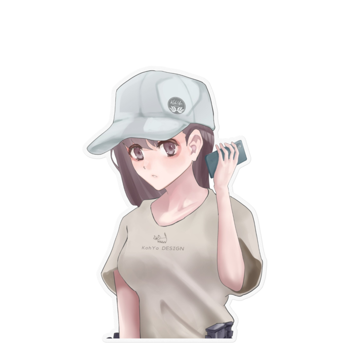 ステッカー - 160 x 160 (mm)