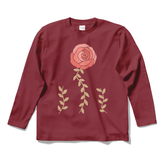 ロングスリーブTシャツ - S - バーガンディ