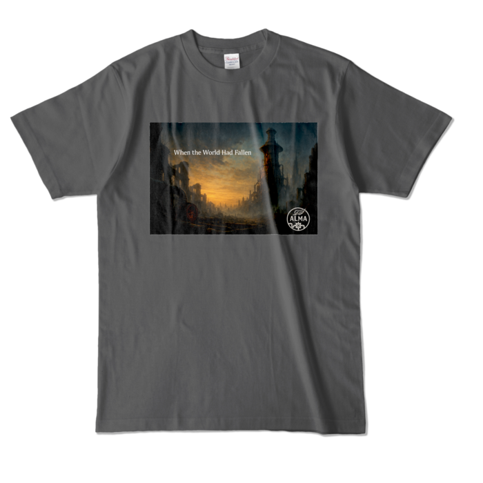 カラーTシャツ - L - チャコール (濃色)