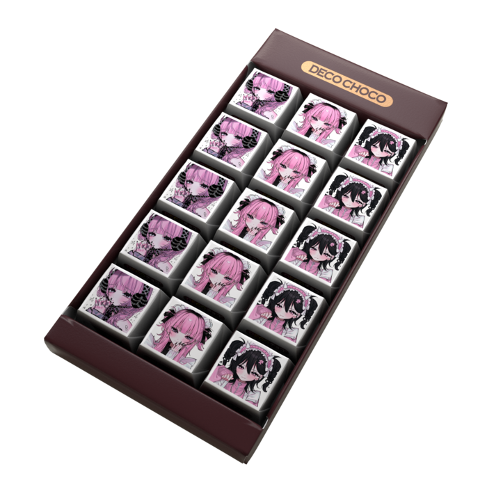 DECOチョコ - 列ごとにデザイン