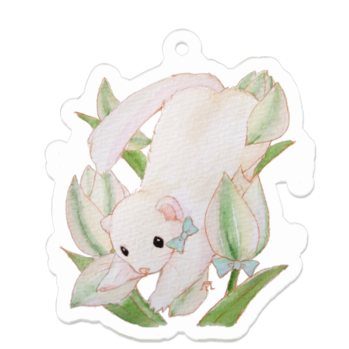 アクリルキーホルダー - 50 x 50 (mm)
