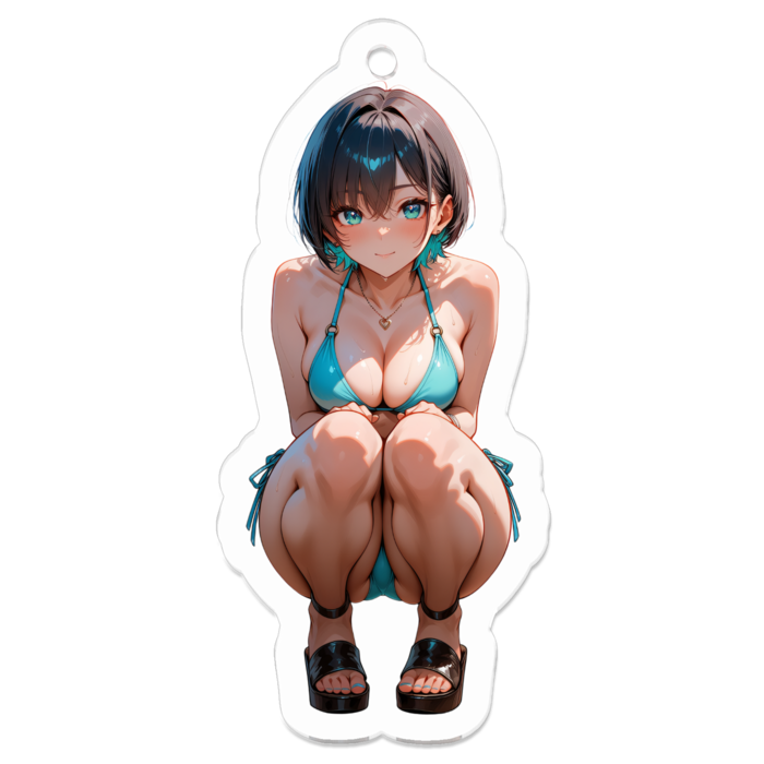 アクリルキーホルダー - 50 x 50 (mm)