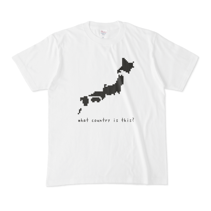 Japan mapTシャツ - M