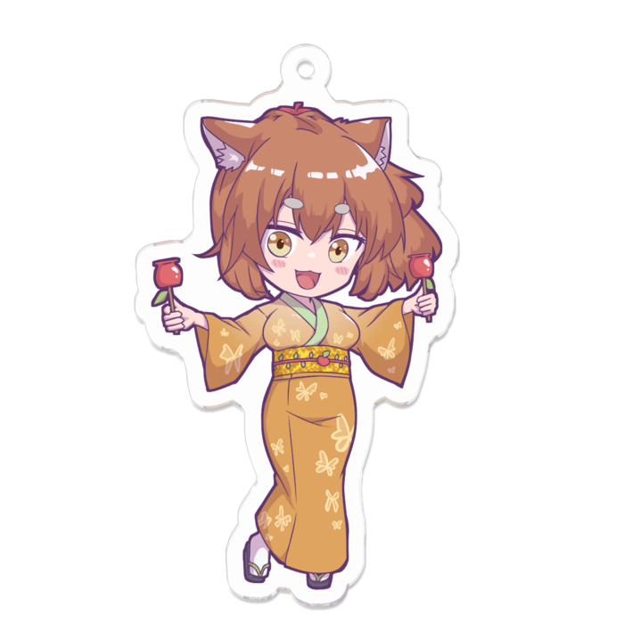 アクリルキーホルダー - 70 x 70 (mm)