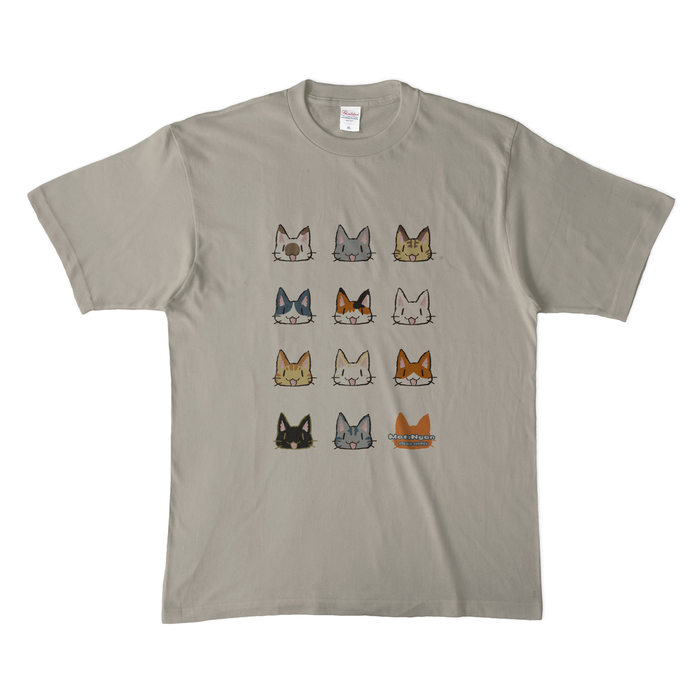 カラーTシャツ(淡色) - XL - シルバーグレー