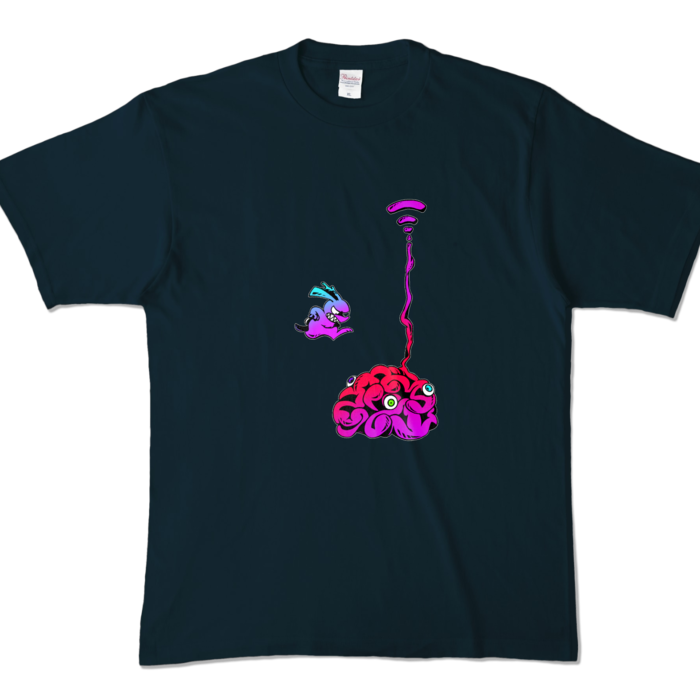 カラーTシャツ - XL - ネイビー (濃色)