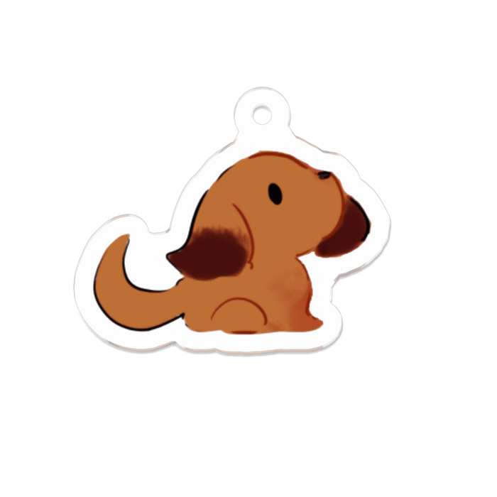 アクリルキーホルダー - 50 x 50 (mm)