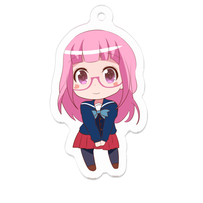 アクリルキーホルダー - 50 x 50 (mm)