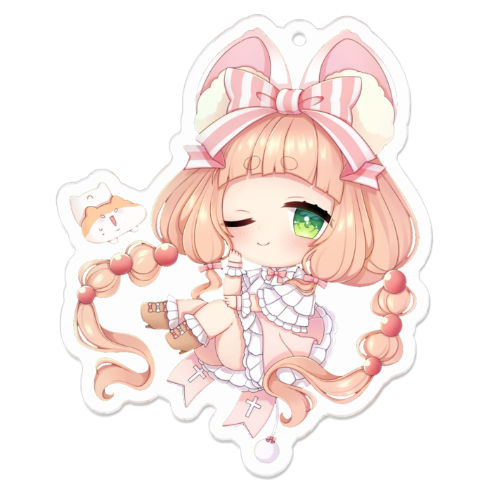 アクリルキーホルダー - 70 x 70 (mm)