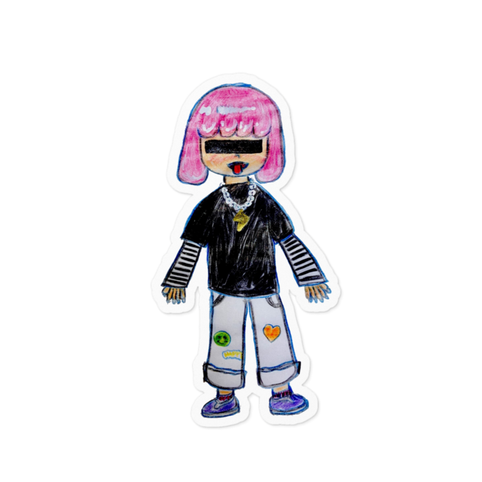 ステッカー - 100 x 100 (mm)