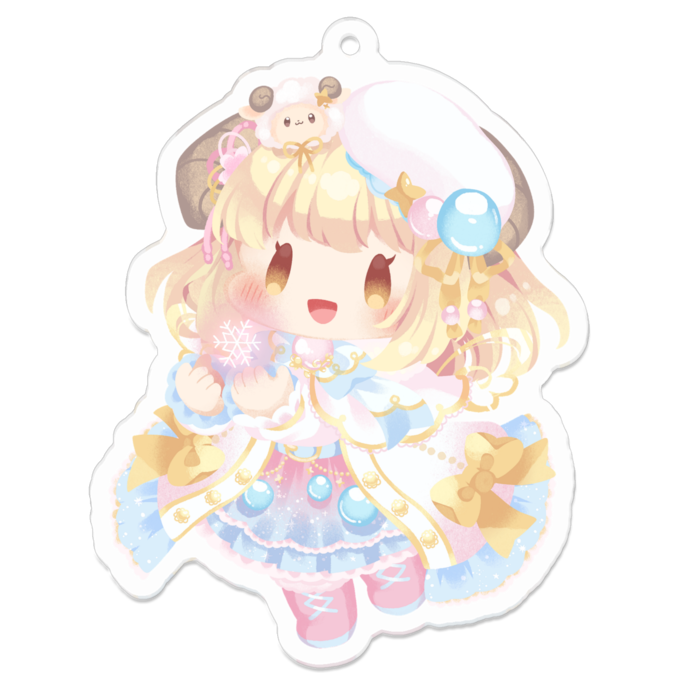 ゆきんこひつじ - 70 x 70 (mm)