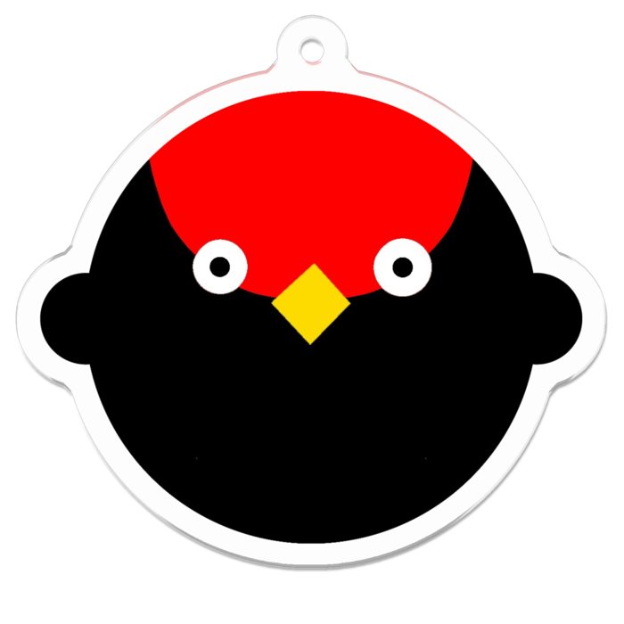 アクリルキーホルダー - 50 x 50 (mm)